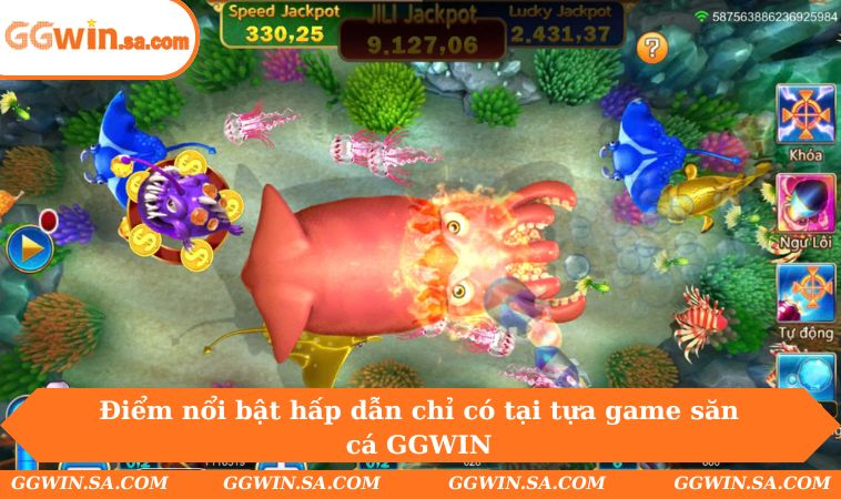 Bắn Cá GGWIN 1 Điểm nổi bật hấp dẫn chỉ có tại tựa game săn cá GGWIN