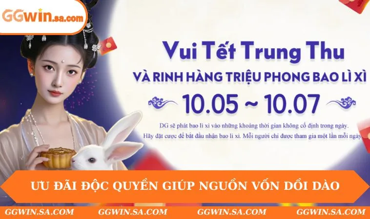 Casino GGWIN 3 Ưu đãi độc quyền giúp nguồn vốn dồi dào